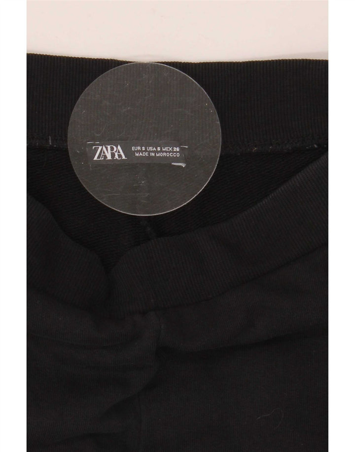 Pantaloni della tuta da donna Zara Joggers piccoli neri