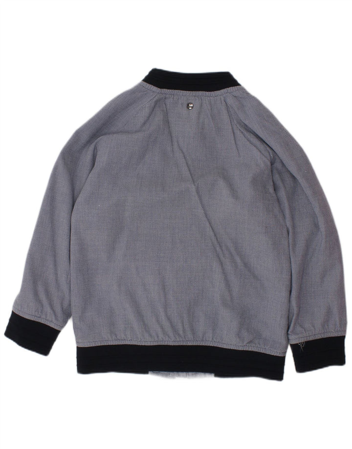 Giubbotto bomber per ragazzi TED BAKER 4-5 anni in cotone color block blu navy