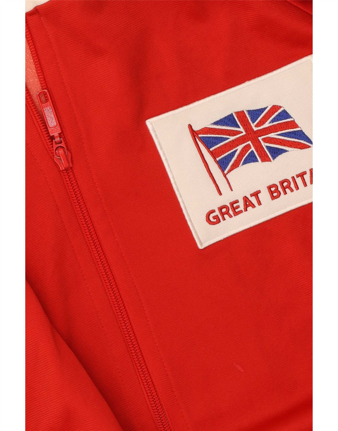 Giacca da ginnastica da uomo Adidas Great Britain, grande, colore rosso