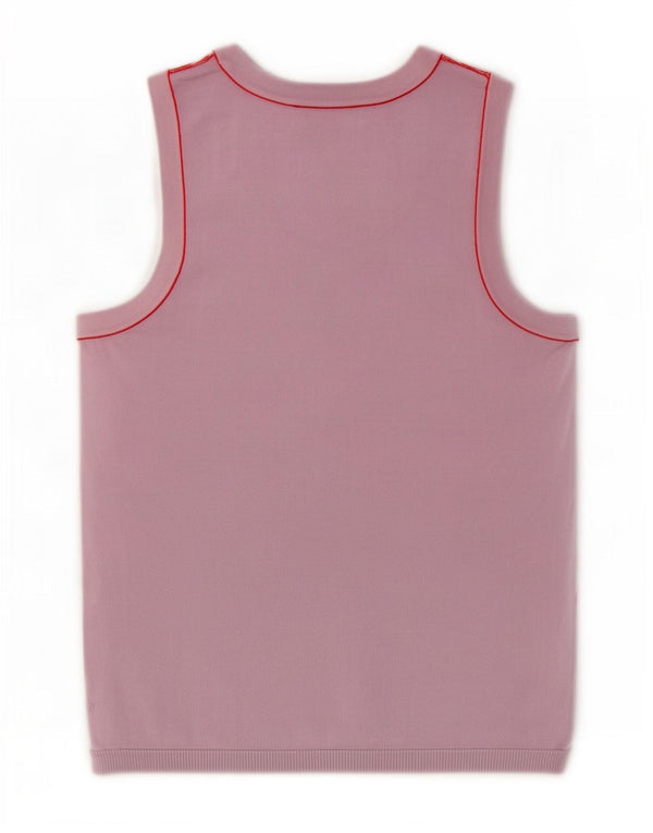 Canotta Donna Zara UK 14 Large Rosa Viscosa