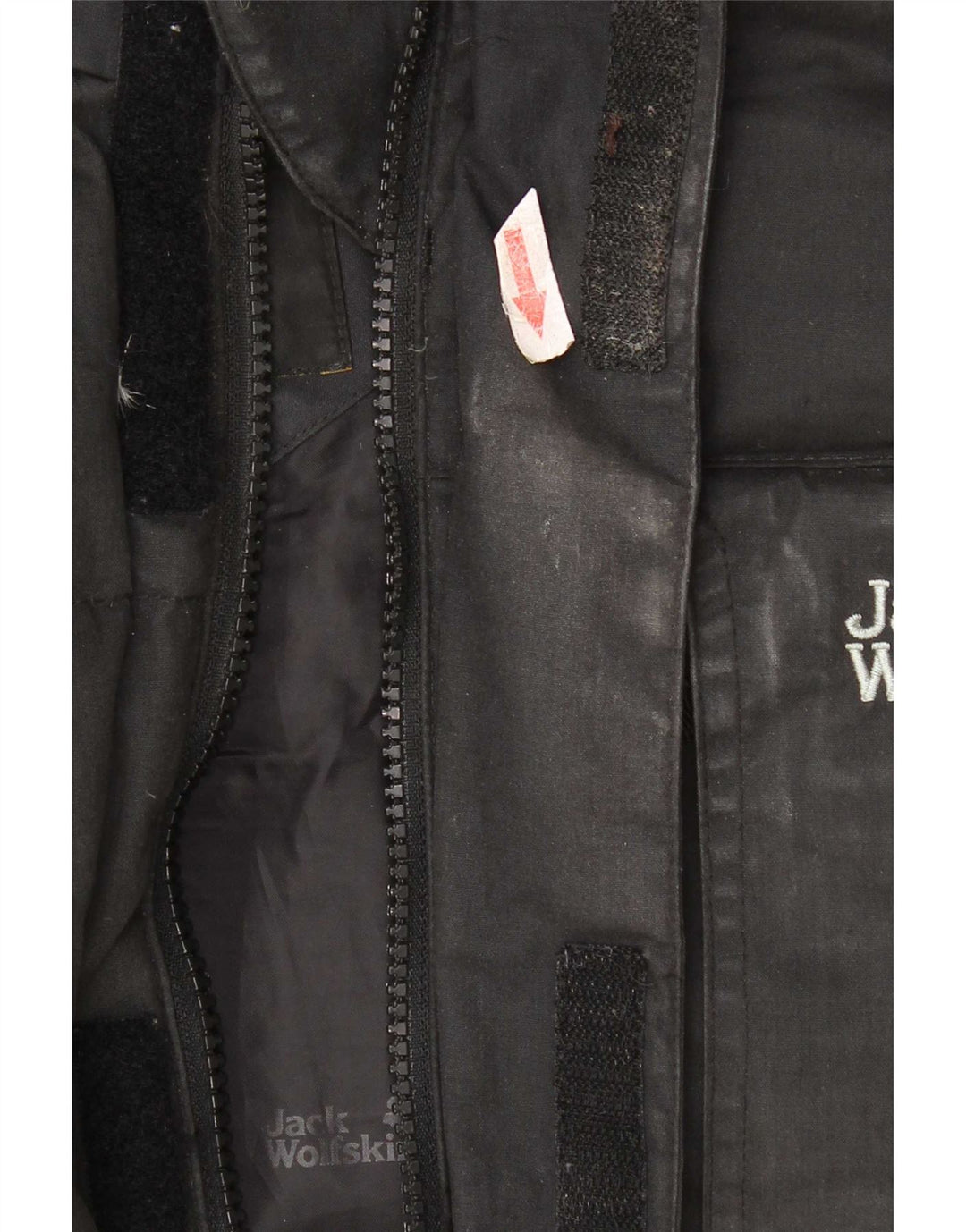 Giacca imbottita con cappuccio da uomo Jack Wolfskin UK 36/38 poliestere nero medio