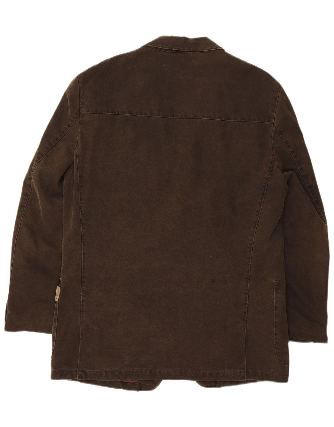 Giacca blazer a 2 bottoni da uomo Camel Active IT 50 grande in cotone marrone