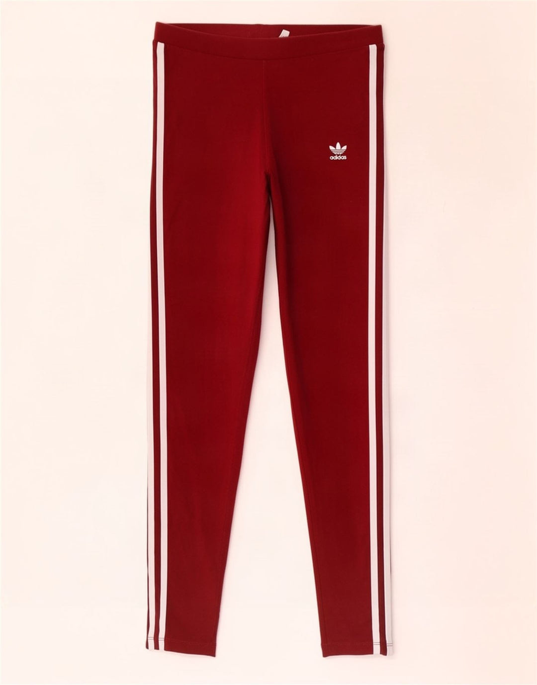 Leggings Adidas da donna UK 10 Small Maroon Cotton