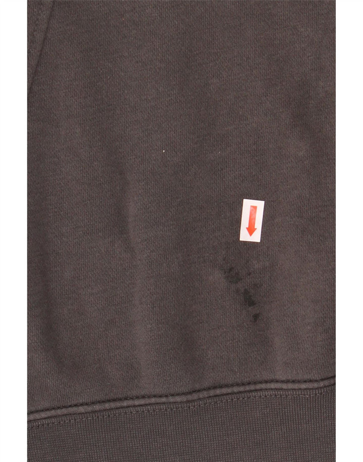 Felpa grafica Nike da uomo, maglione piccolo grigio