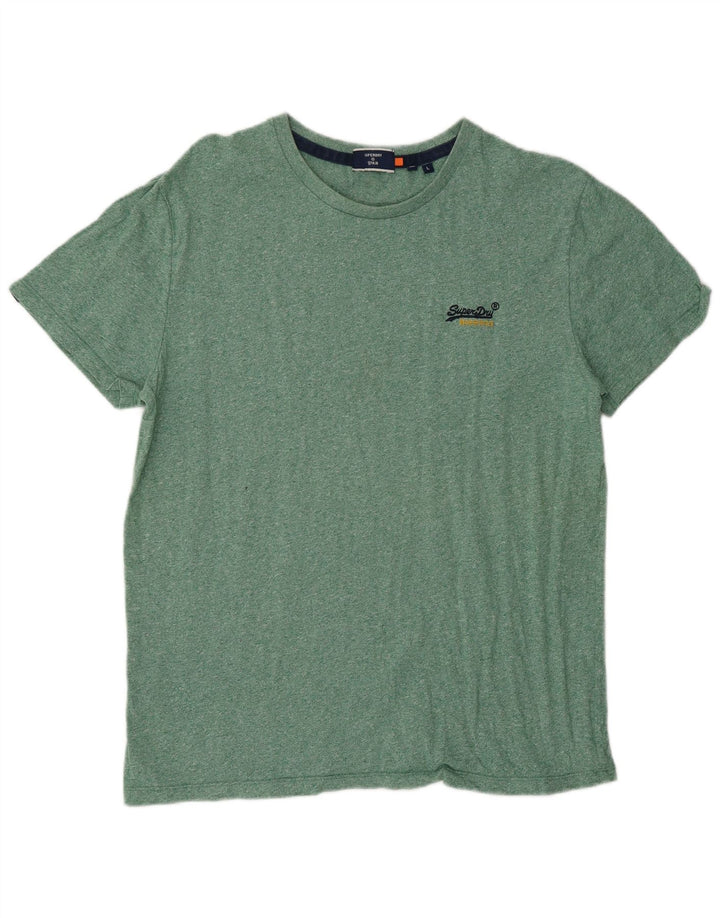 T-shirt da uomo Superdry Top grande verde