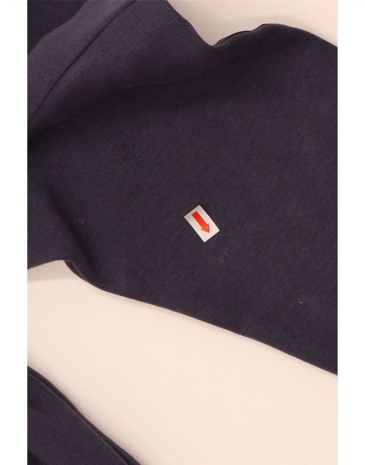 Felpa grafica per ragazze ADIDAS, maglione 11-12 anni, cotone blu navy