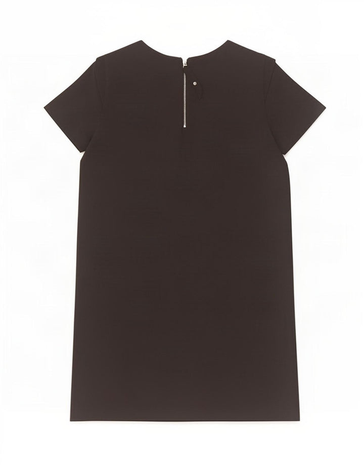 Abito a trapezio da donna Zara UK 10 piccolo poliestere nero