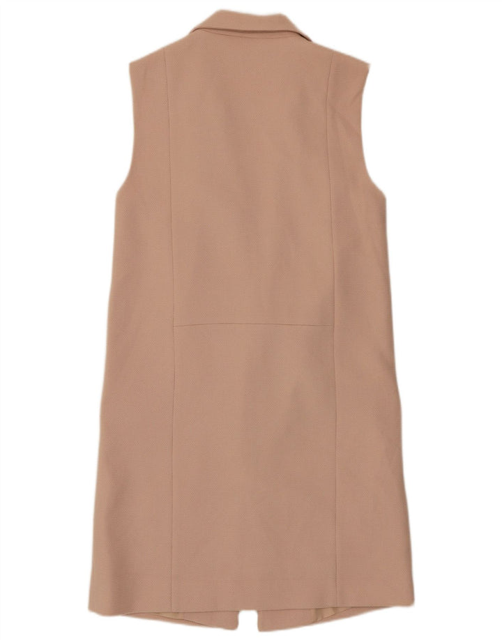 Gilet lungo da donna Oasis UK 8 piccolo poliestere rosa