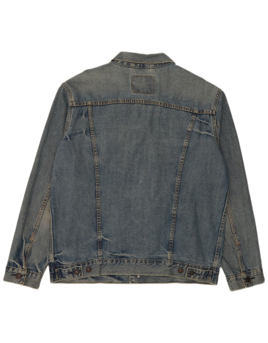 Giacca di jeans da uomo Levi's UK 42 XL cotone blu
