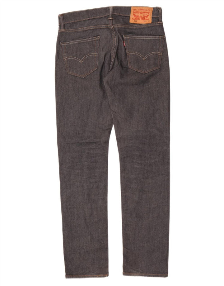 Jeans Levi's Uomo 511 Slim W30 L32 Cotone Grigio