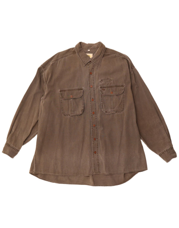 Camicia da uomo CAMEL ACTIVE 2XL Marrone