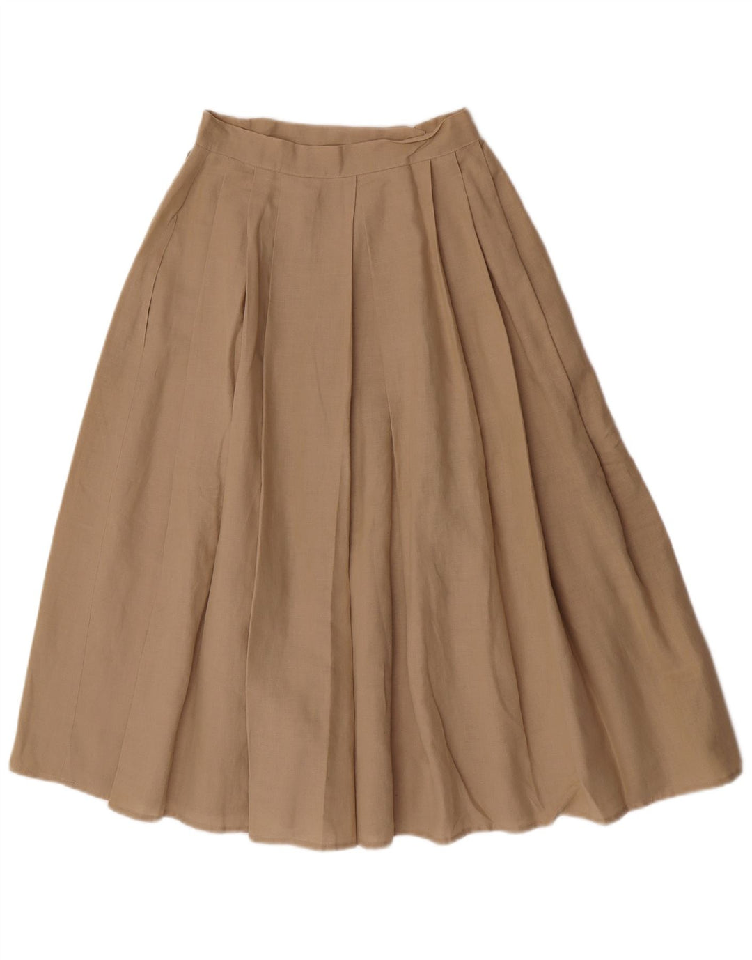 Gonna a portafoglio vintage da donna IT 44 media W26 Beige