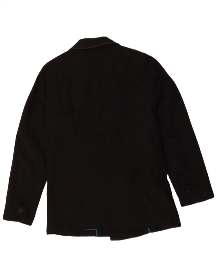 Cappotto da marinaio da uomo Volcom UK 38 cotone nero medio