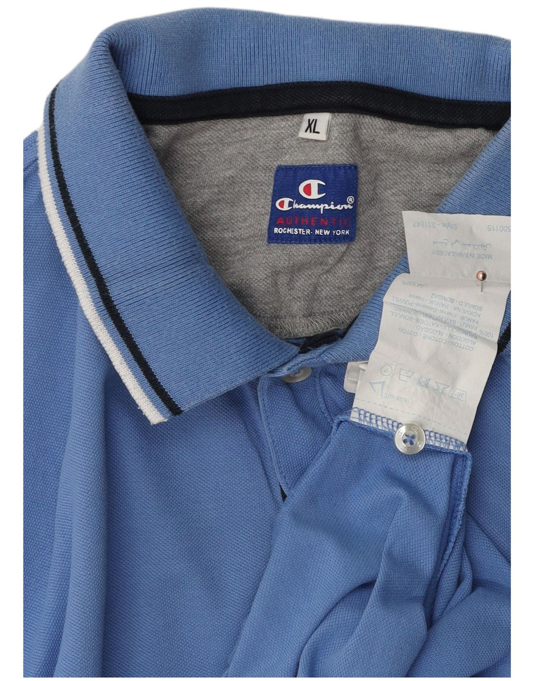 Polo da uomo CHAMPION XL in cotone blu