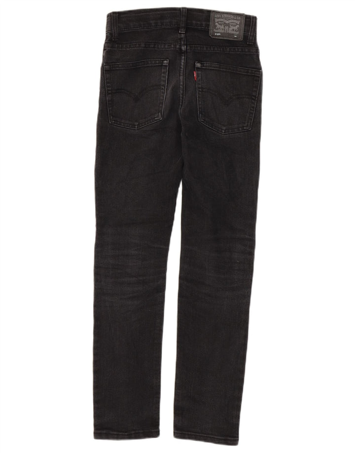 LEVI'S Ragazzi 510 Jeans Skinny 9-10 Anni W26 L27 Cotone Nero
