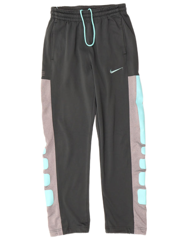 Pantaloni da tuta grafica Nike Therma-Fit da uomo Small Black Colourblock