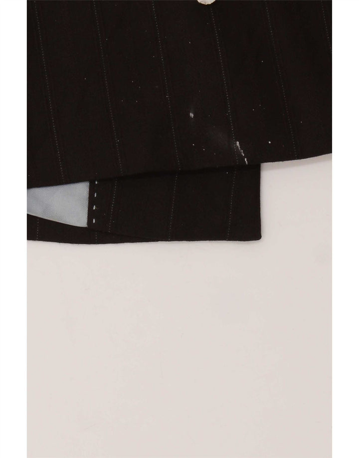 Cappotto da donna Marks & Spencer UK 20 2XL Poliestere gessato marrone