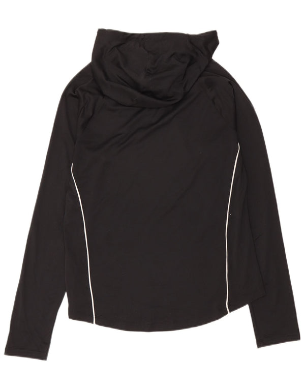 Maglietta da donna Under Armour Heat Gear Graphic manica lunga UK 16 grande nera