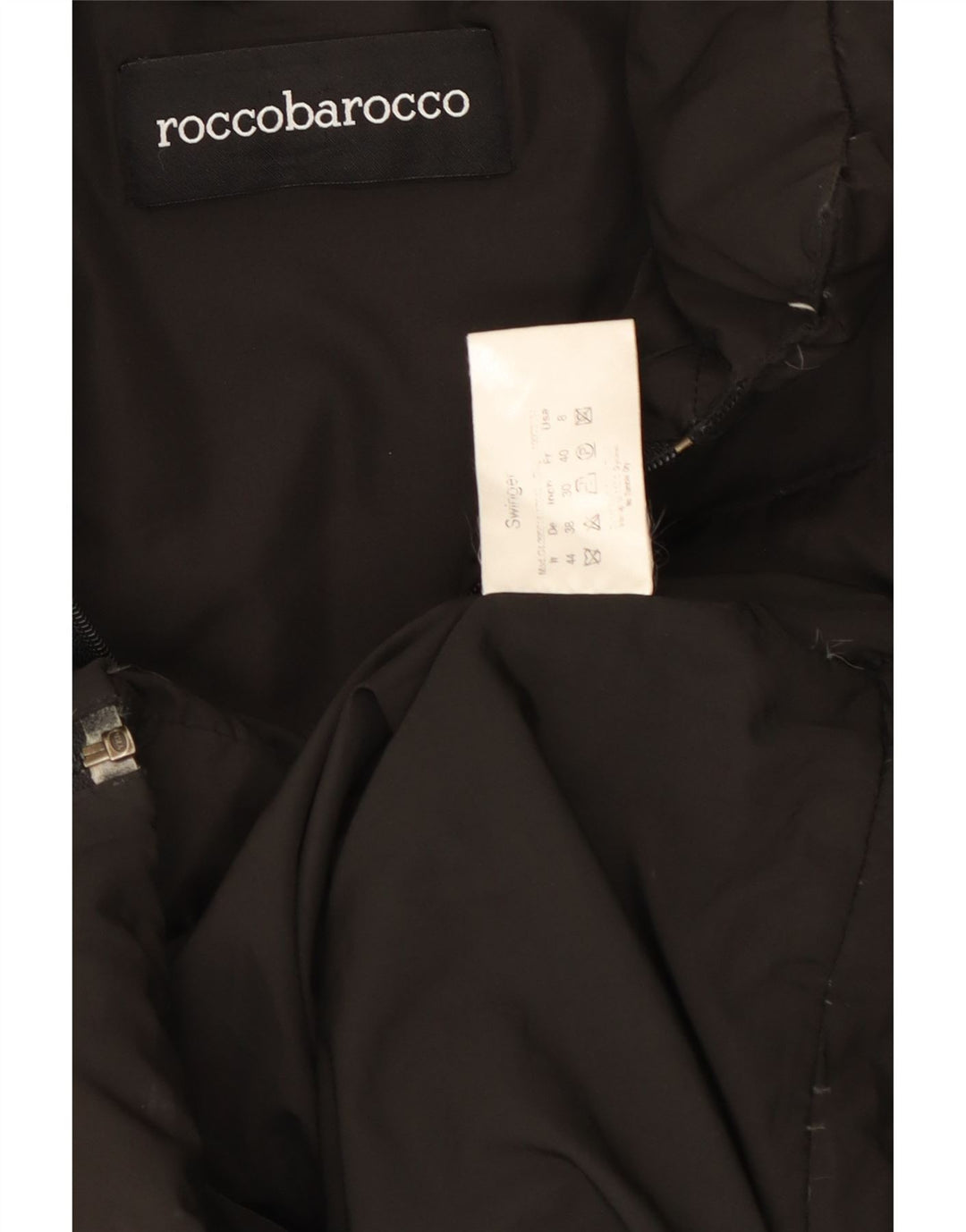 Cappotto imbottito da donna Roccobarocco US 8 medio nero
