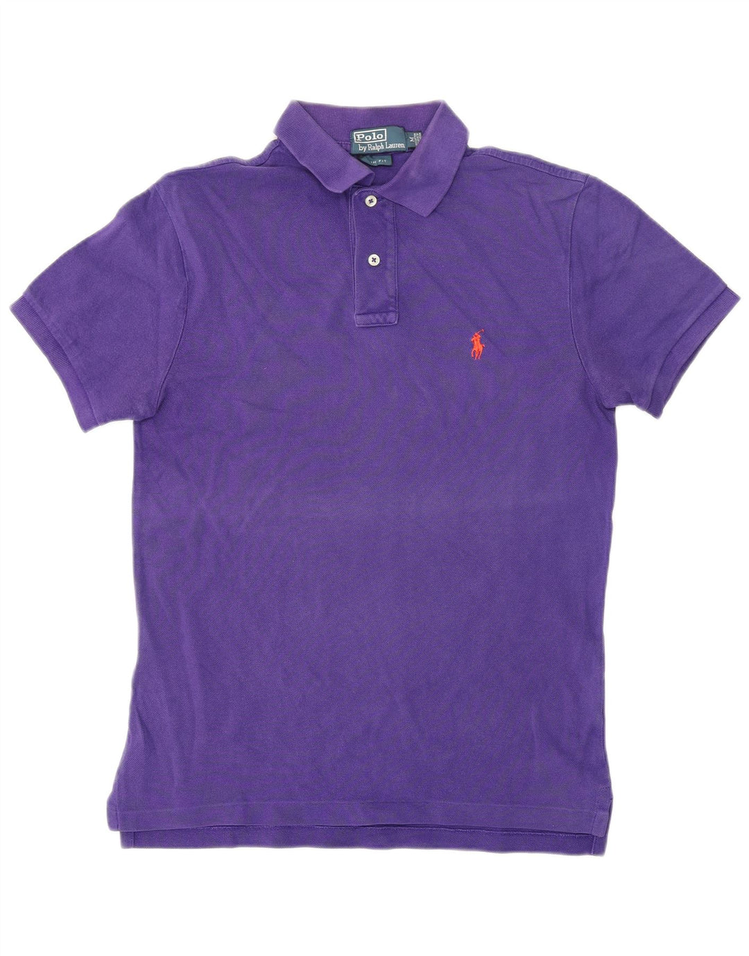 POLO RALPH LAUREN Polo da uomo slim fit in cotone viola medio