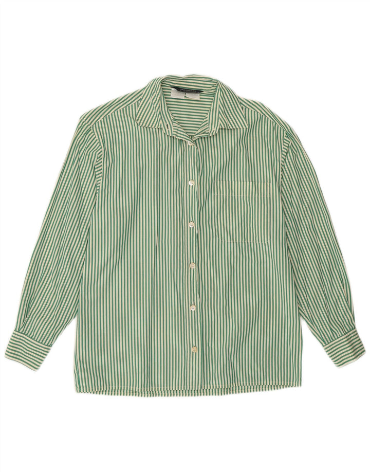Camicia weekend da donna MAX MARA UK 16 Gessato grande verde