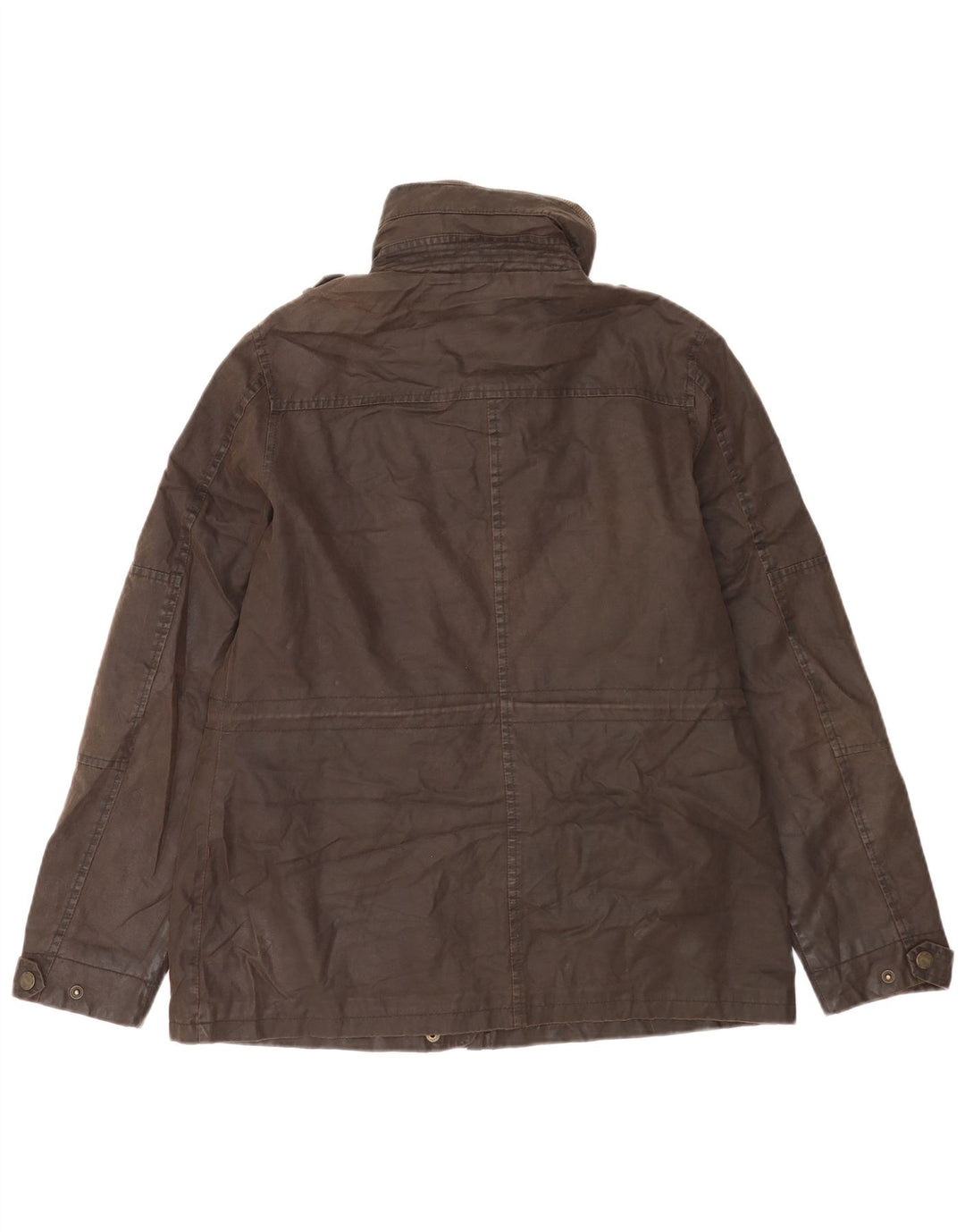 Giacca militare in cotone cerato da donna Fat Face UK 12 Cotone marrone medio