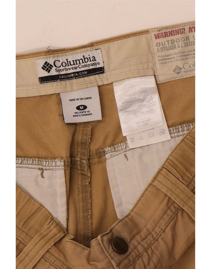 Pantaloncini cargo Columbia da uomo medi W32 in cotone beige