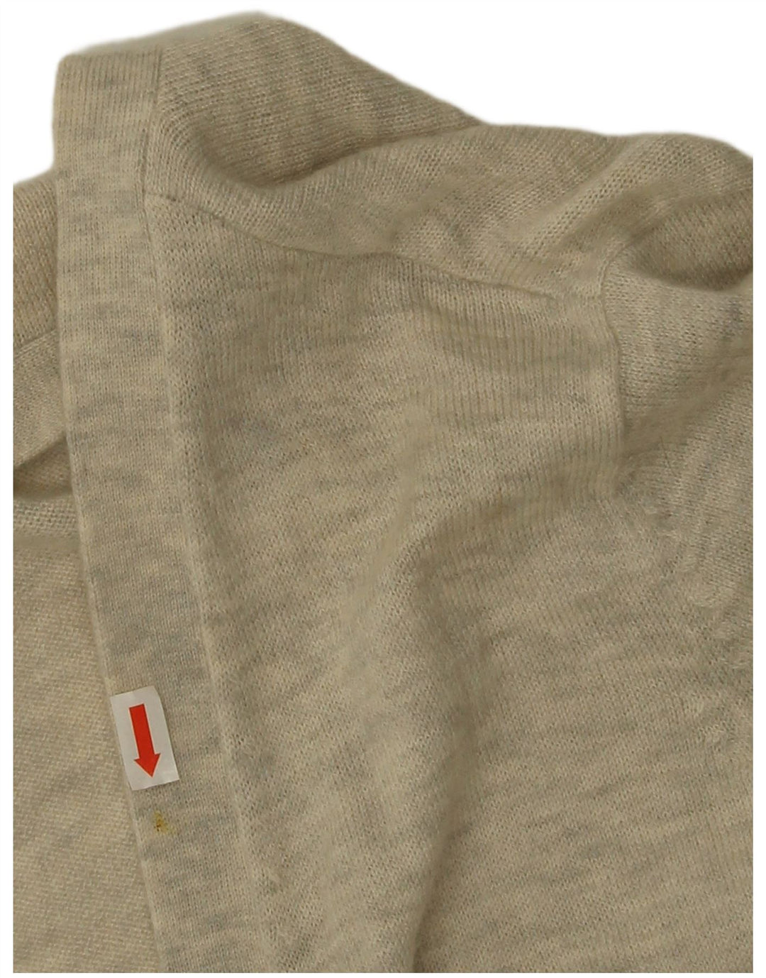 Maglione cardigan aperto lungo da donna Fat Face UK 12 Lana grigio medio