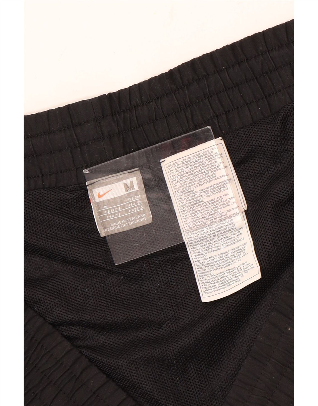 Pantaloncini sportivi grafici da uomo NIKE medio nero in poliestere