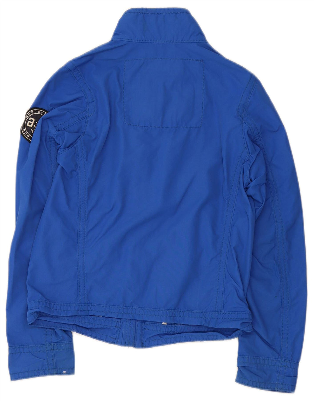 Giubbotto bomber da ragazzo Abercrombie & Fitch 7-8 anni, nylon grande blu