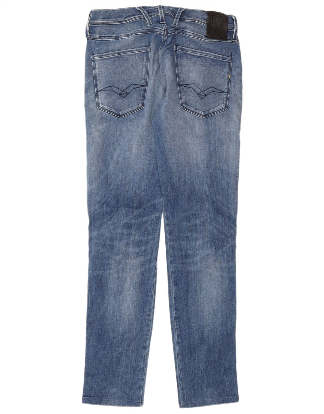 Replay Jeans Anbass Slim da Uomo W32 L32 Blu