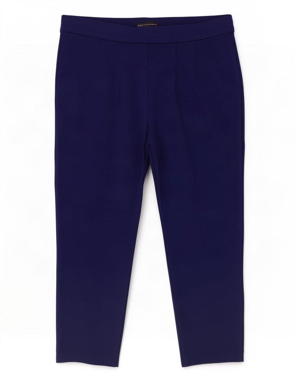 Pantaloni Capri da donna Marks & Spencer UK 16 Large W34 L23 Blu Navy