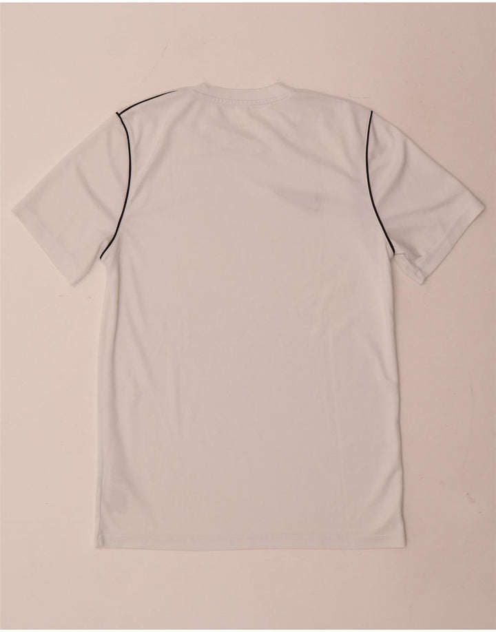 T-shirt Nike Dri Fit da uomo, top in poliestere bianco medio