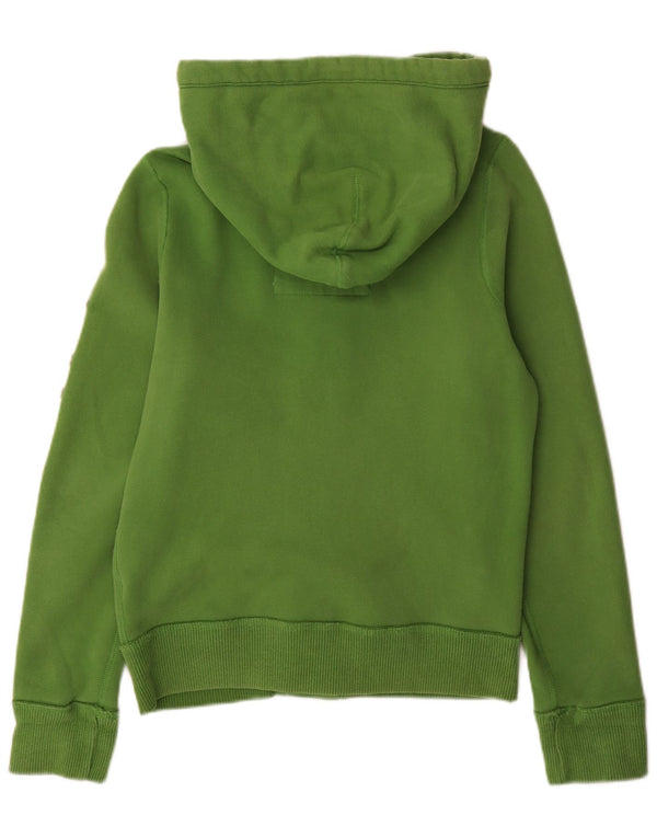 Giacca da ginnastica con cappuccio grafica da uomo Abercrombie & Fitch piccola verde