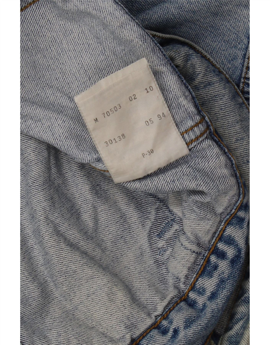 Giacca di jeans da uomo Levi's UK 38 Cotone blu medio