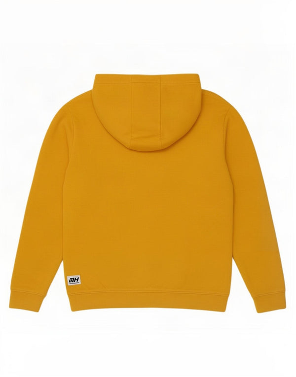 Maglione con cappuccio grafico da bambino Quiksilver 15-16 anni XL in cotone giallo