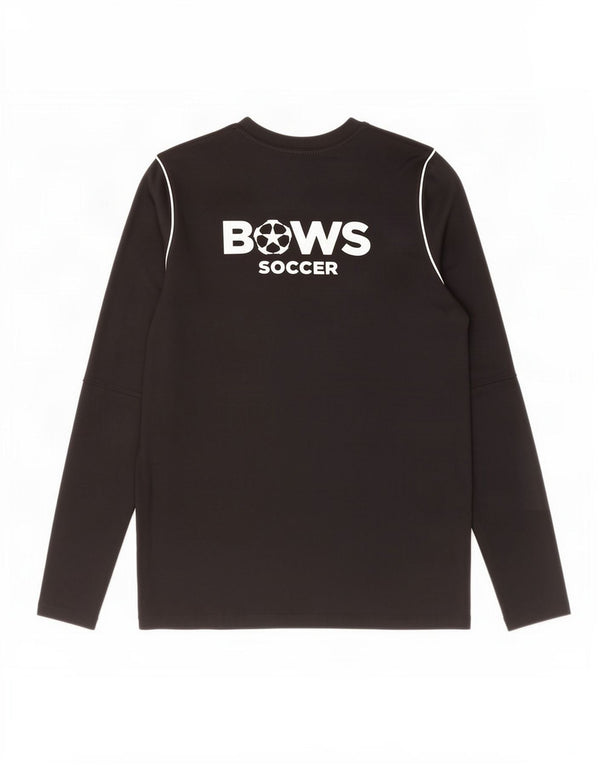 Top manica lunga Nike Bows Soccer Graphic da bambino 13-14 anni XL Nera