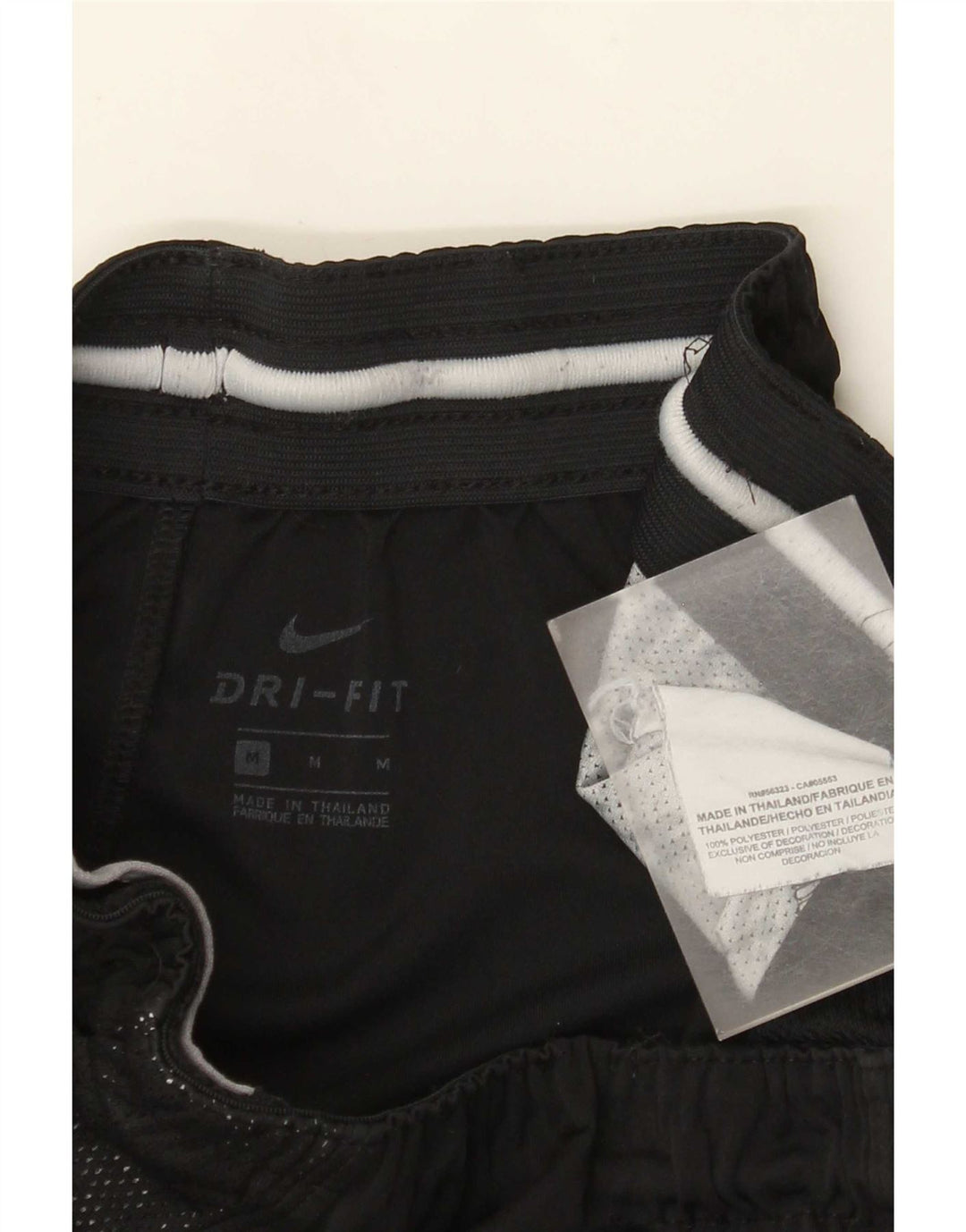 Pantaloncini sportivi Nike Dri Fit Graphic da uomo in poliestere nero medio