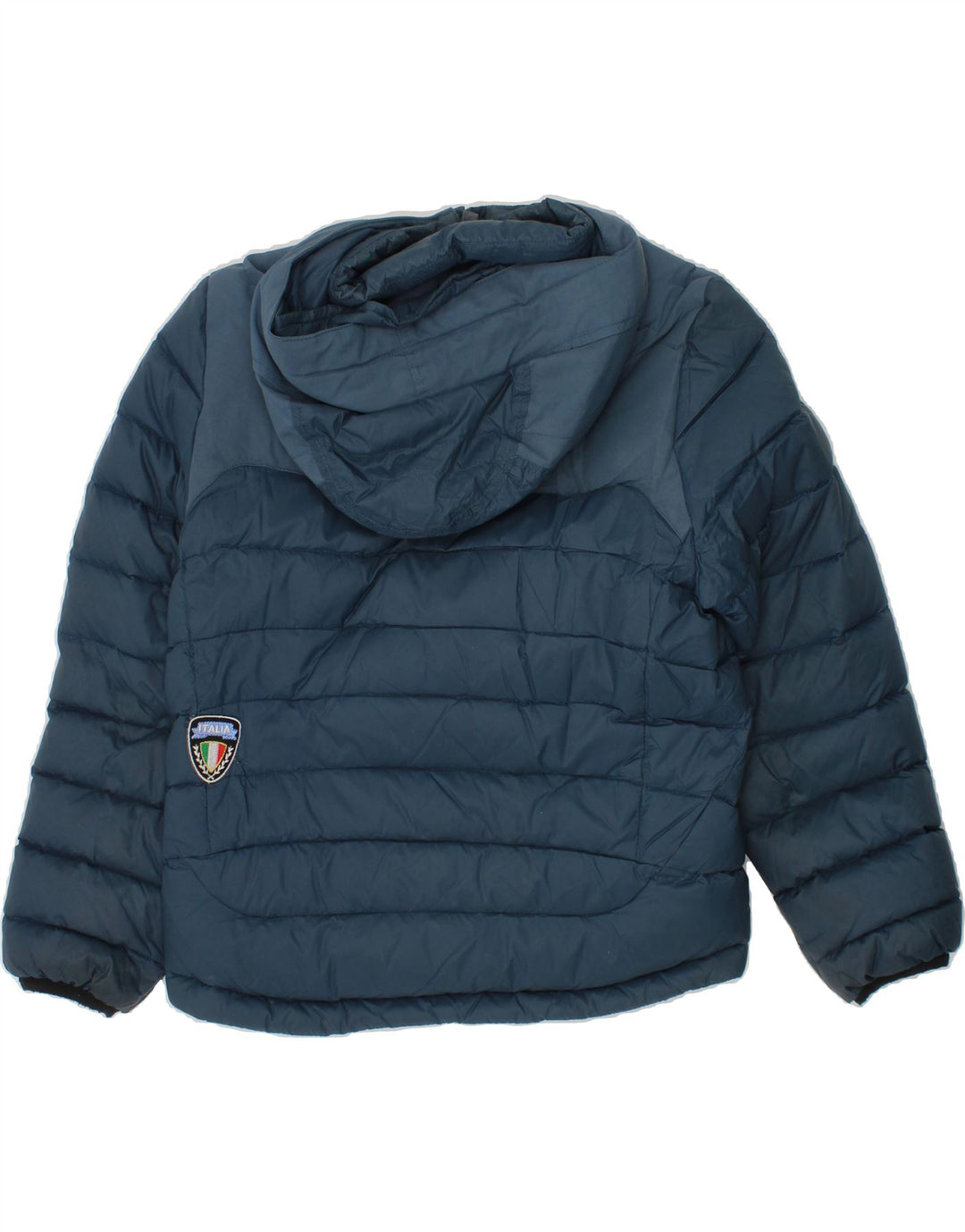 BLAUER Boys Hooded Padded Jacket 5-6 Years Blue Polyamide Vintage Blauer and Second-Hand Blauer from Messina Hembry 