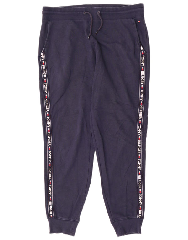 Pantaloni da tuta con grafica da uomo Tommy Hilfiger Joggers Large Blu Navy
