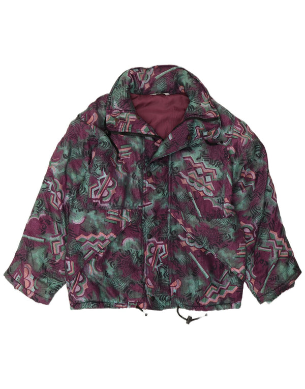 Giacca a vento da uomo Brugi con motivo astratto UK 42 XL multicolore