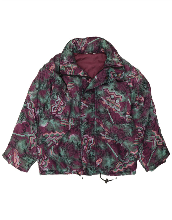 Giacca a vento da uomo Brugi con motivo astratto UK 42 XL multicolore