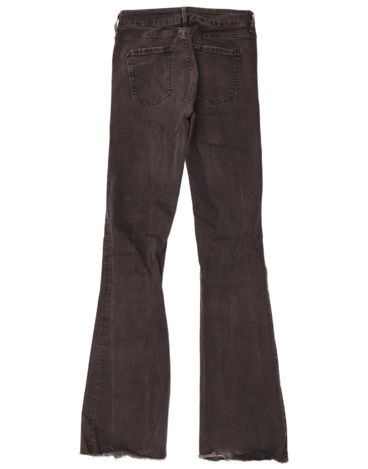 Jeans slim svasati da donna Zara a vita media EU 38 piccoli W28 L34 neri