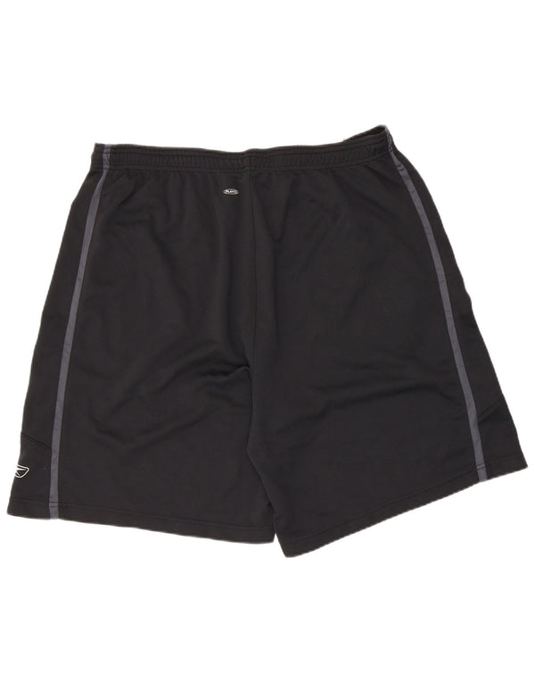Pantaloncini sportivi Reebok da uomo XL neri in poliestere