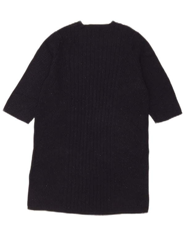 Maglione maglione con scollo a barca da donna Marks & Spencer UK 12 medio blu navy