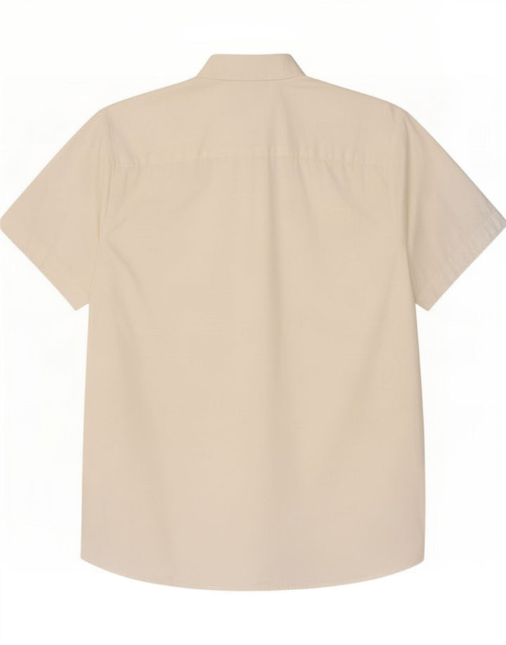 Camicia a maniche corte da uomo North Sails Large in cotone bianco