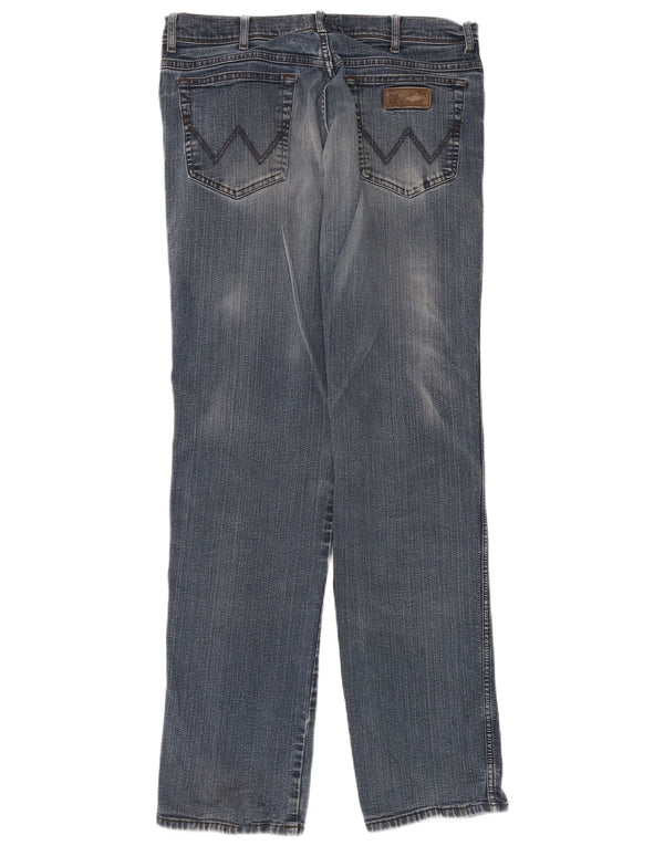 Jeans dritti da uomo Wrangler Texas W36 L36 cotone blu