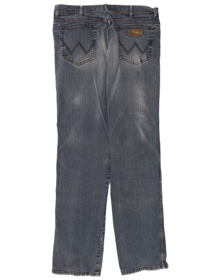 Jeans dritti da uomo Wrangler Texas W36 L36 cotone blu