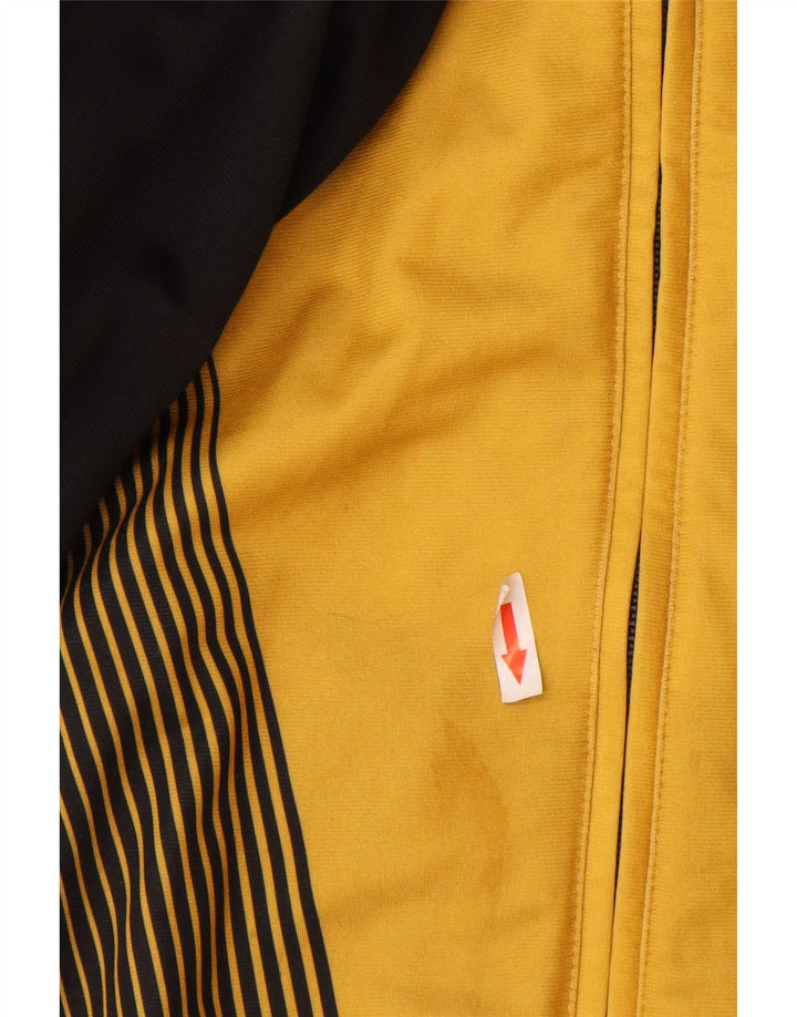 Giacca Top della tuta da ragazzo Adidas 15-16 anni Poliestere geometrico giallo