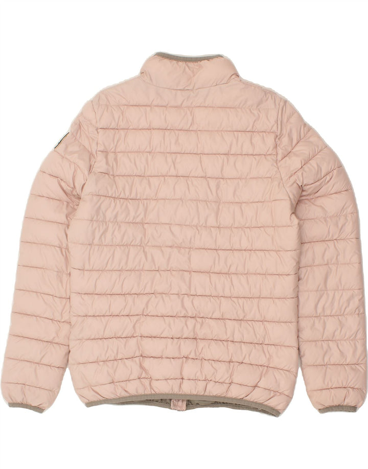 TRUSSARDI Womens Padded Jacket UK 18 XL Pink | Vintage Trussardi | Thrift | Second-Hand Trussardi | Used Clothing | Messina Hembry 